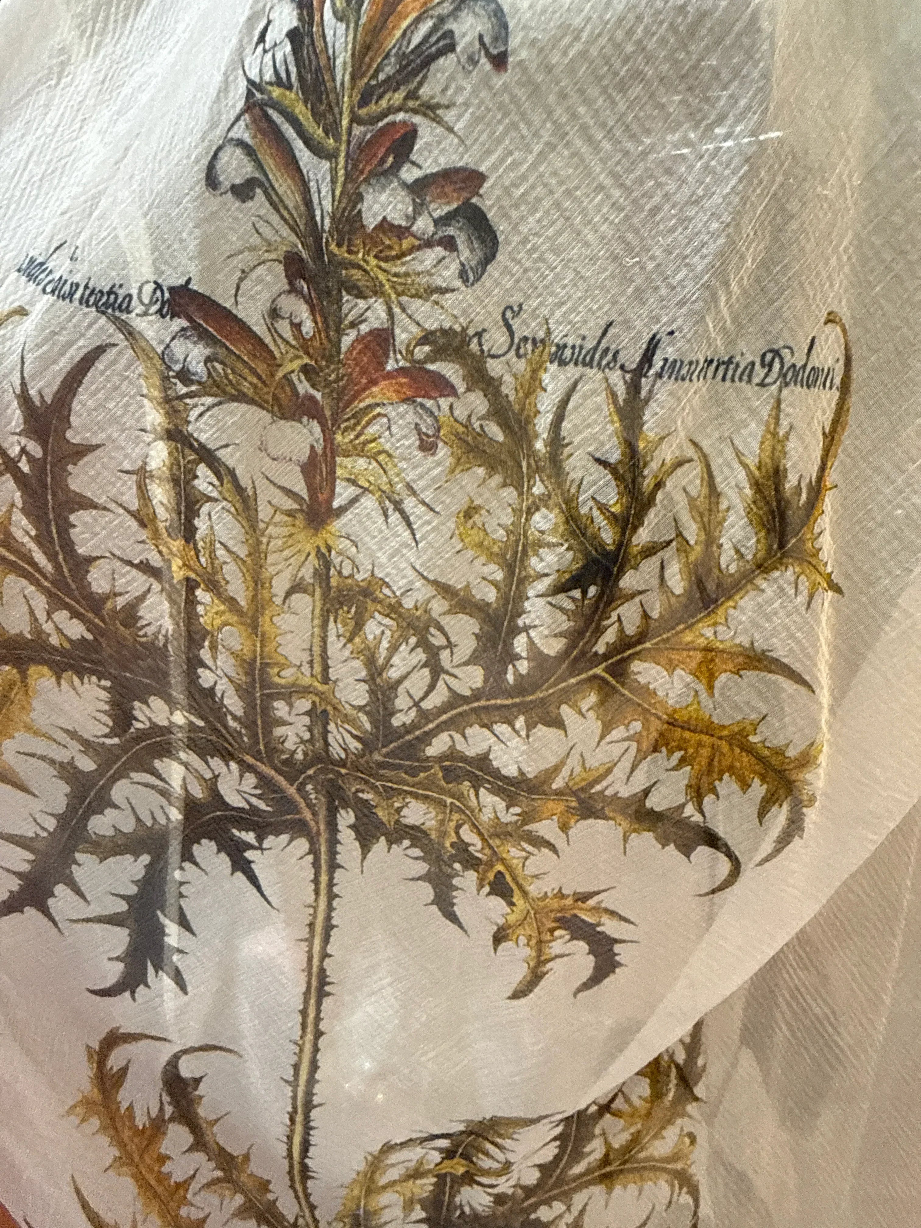 Roberto Cavalli Set Top e Gonna Vintage in Chiffon di Seta Bianco - Mercatino di Ninni