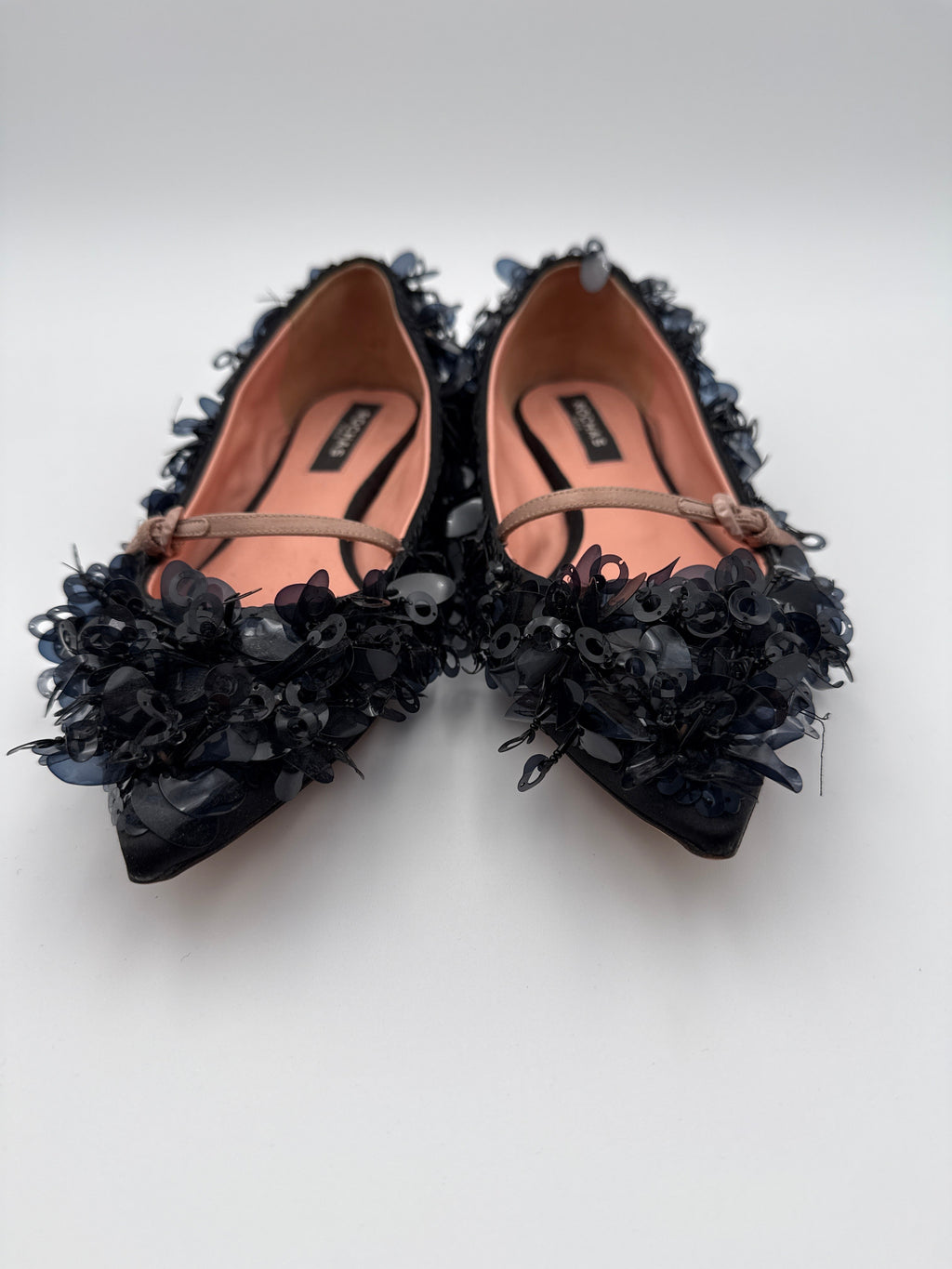 Rochas Paris Ballerine Paillettes Nere ROCHAS PARIS