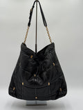 Salvatore Ferragamo Borsa Vintage in Pelle di Nappa Nera - Mercatino di Ninni