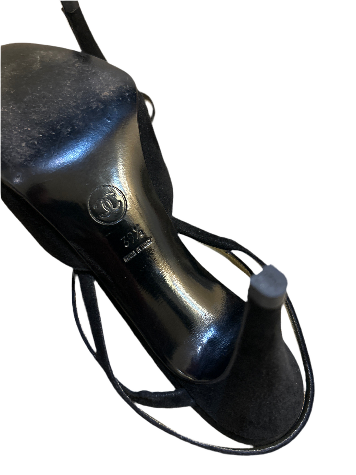 Sandali Chanel Vintage in camoscio Chanel