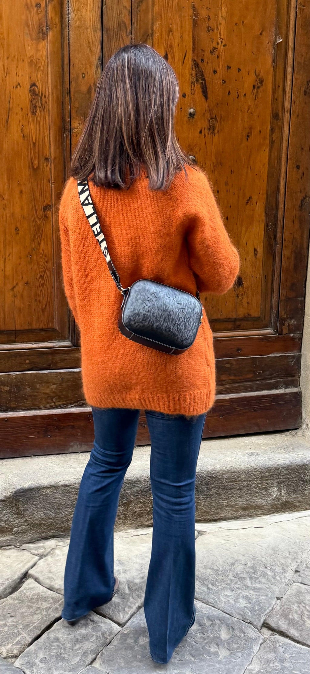 Stella McCartney Borsa Camera Stella Logo Mini Nera - Mercatino di Ninni
