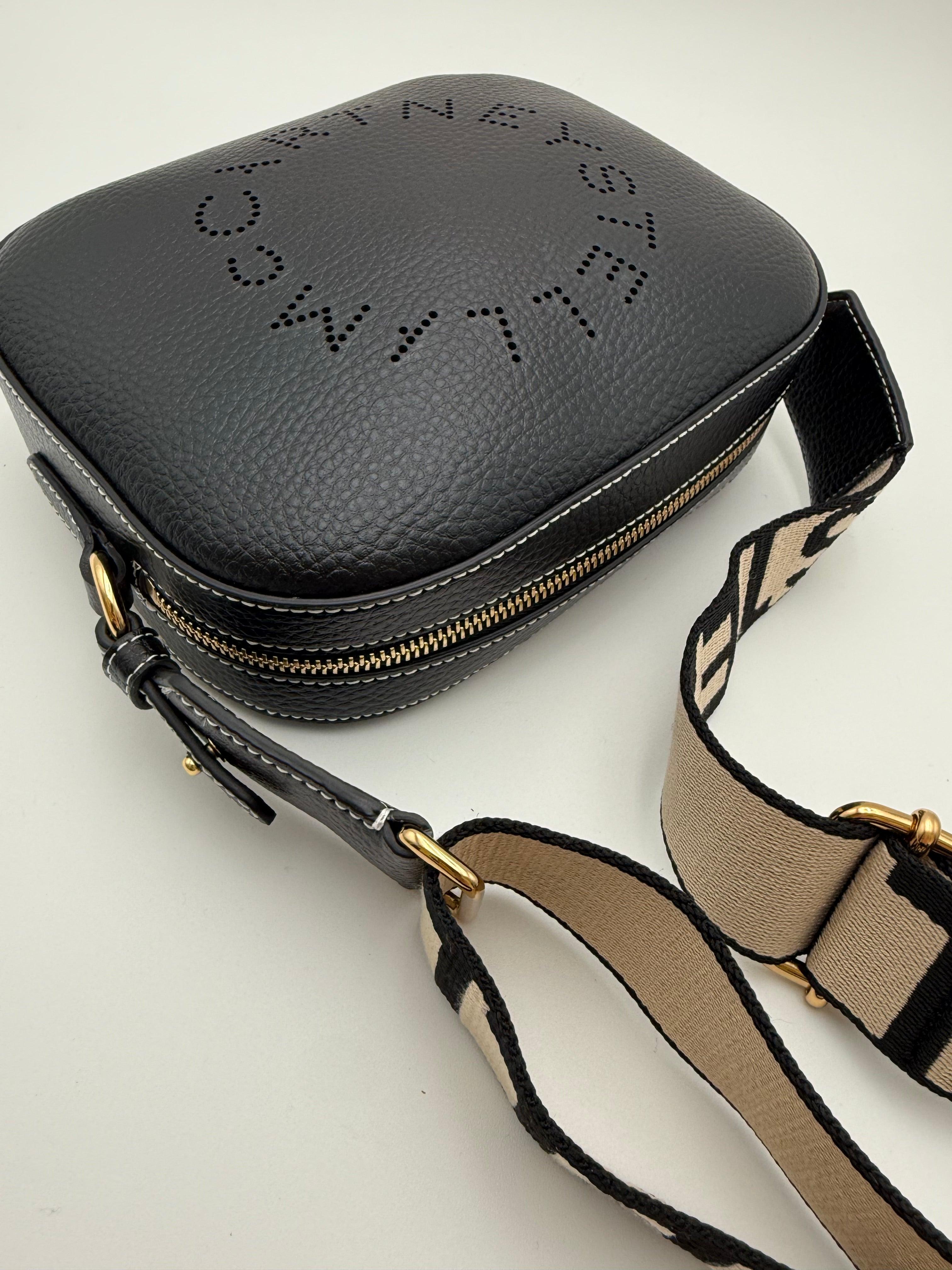 Stella McCartney Borsa Camera Stella Logo Mini Nera - Mercatino di Ninni