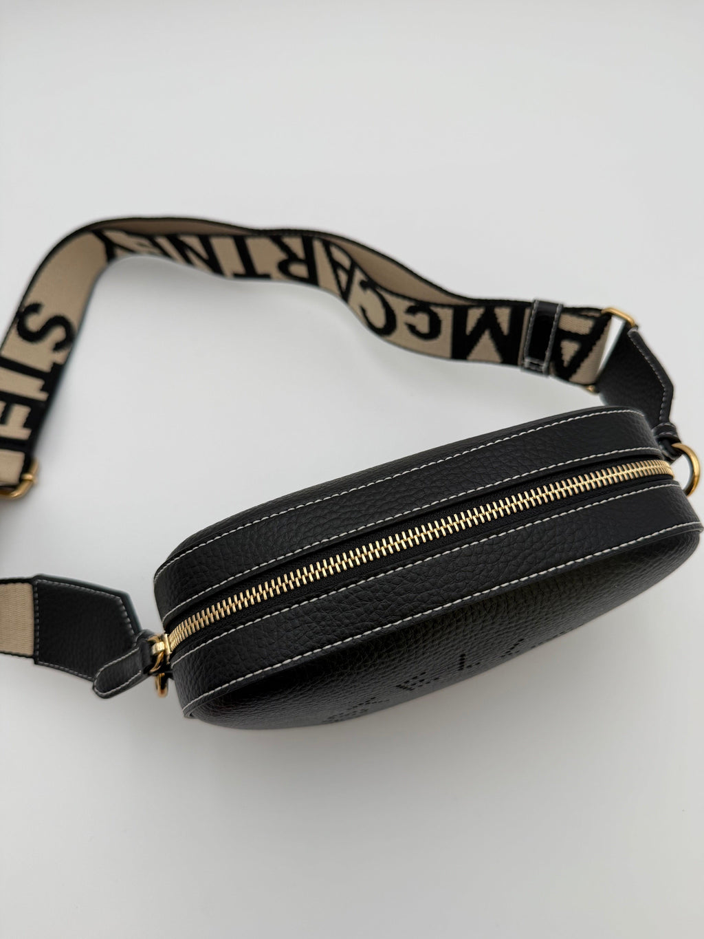 Stella McCartney Borsa Camera Stella Logo Mini Nera - Mercatino di Ninni