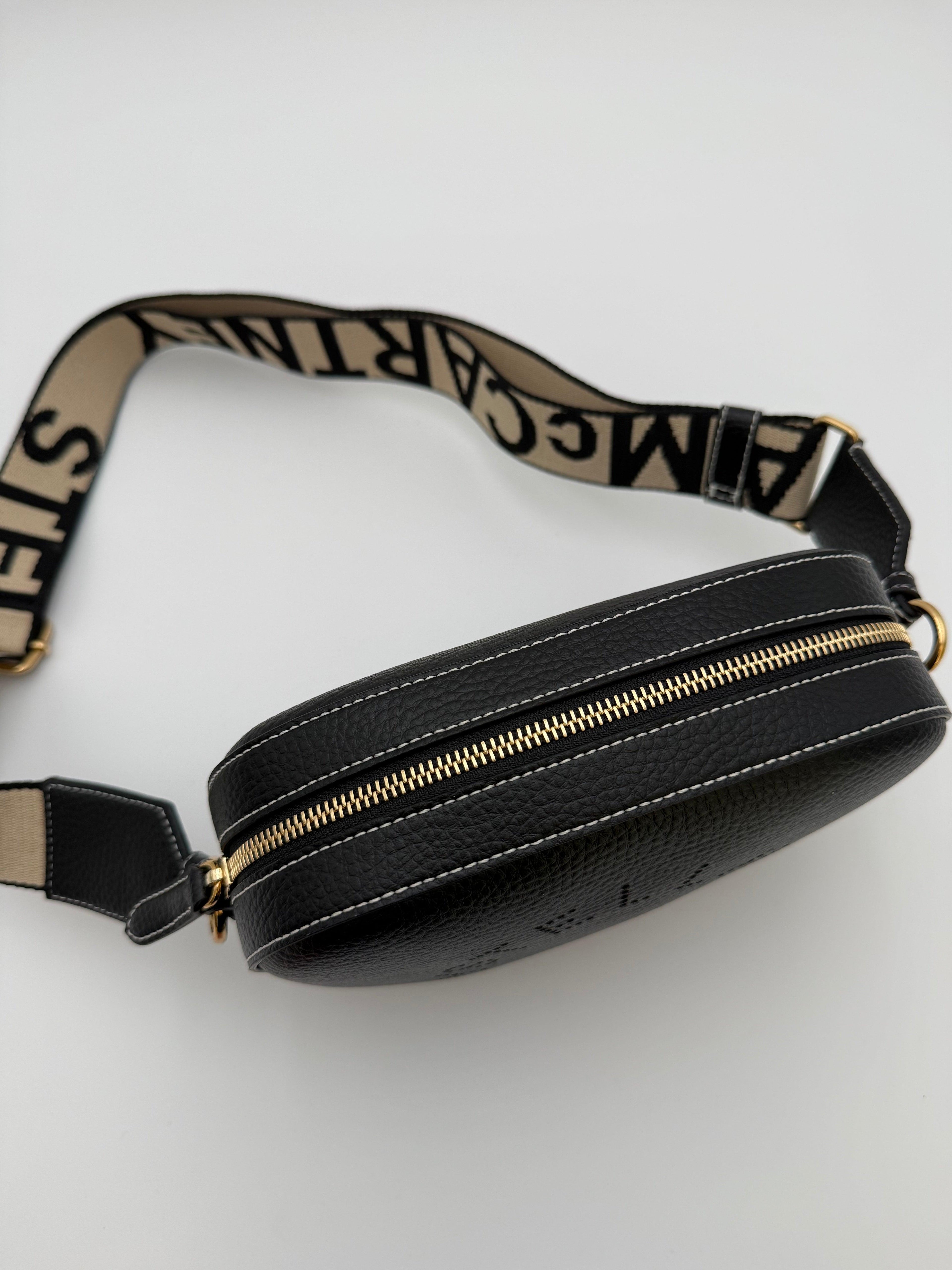 Stella McCartney Borsa Camera Stella Logo Mini Nera - Mercatino di Ninni
