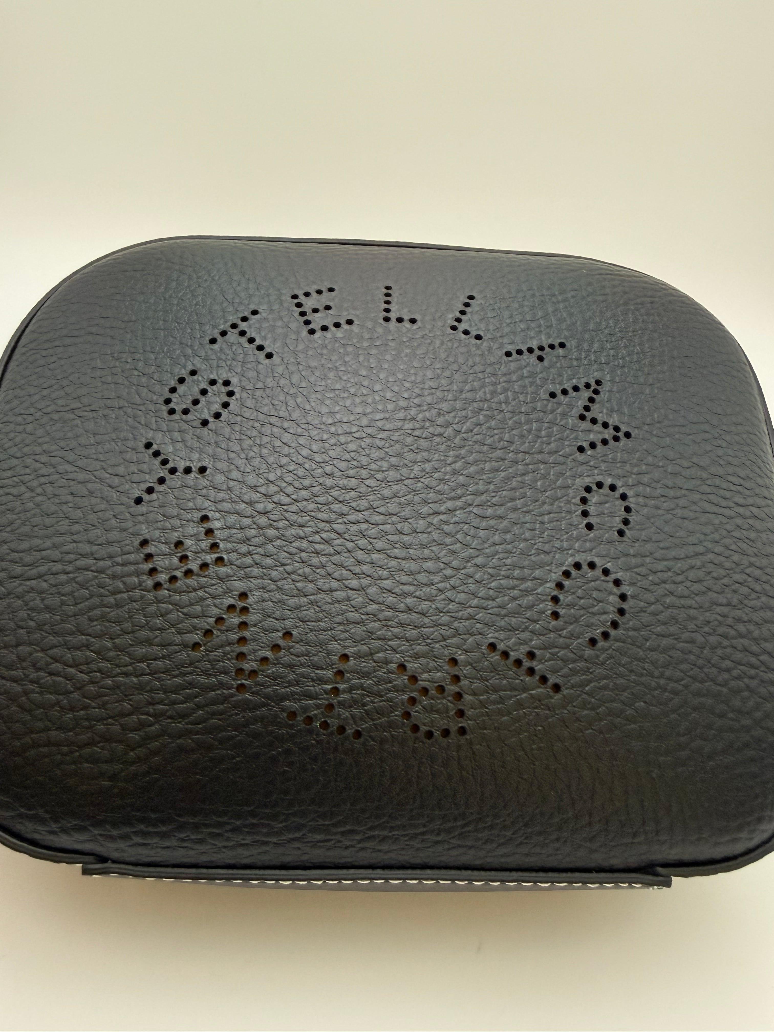 Stella McCartney Borsa Camera Stella Logo Mini Nera - Mercatino di Ninni