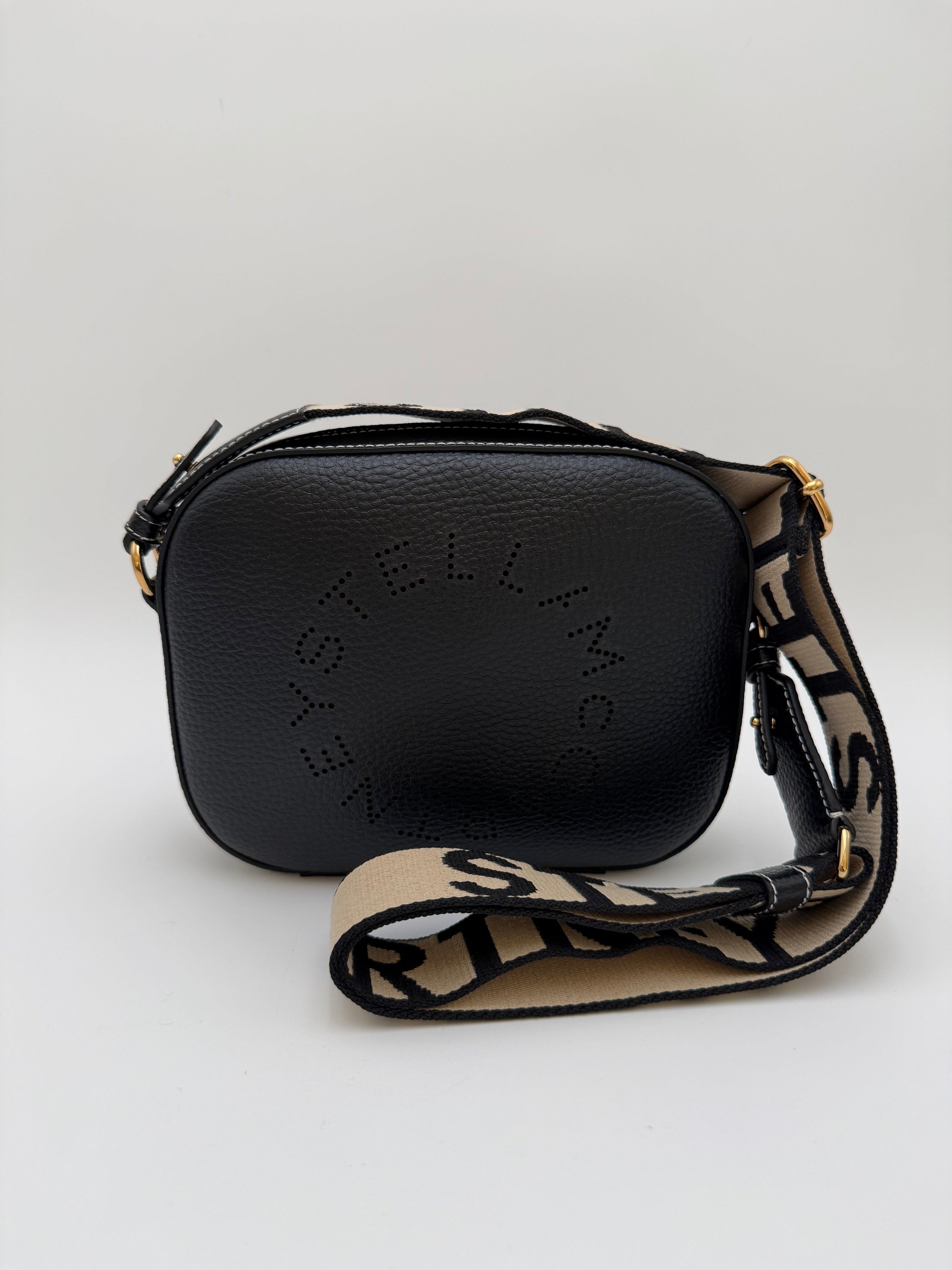 Stella McCartney Borsa Camera Stella Logo Mini Nera - Mercatino di Ninni