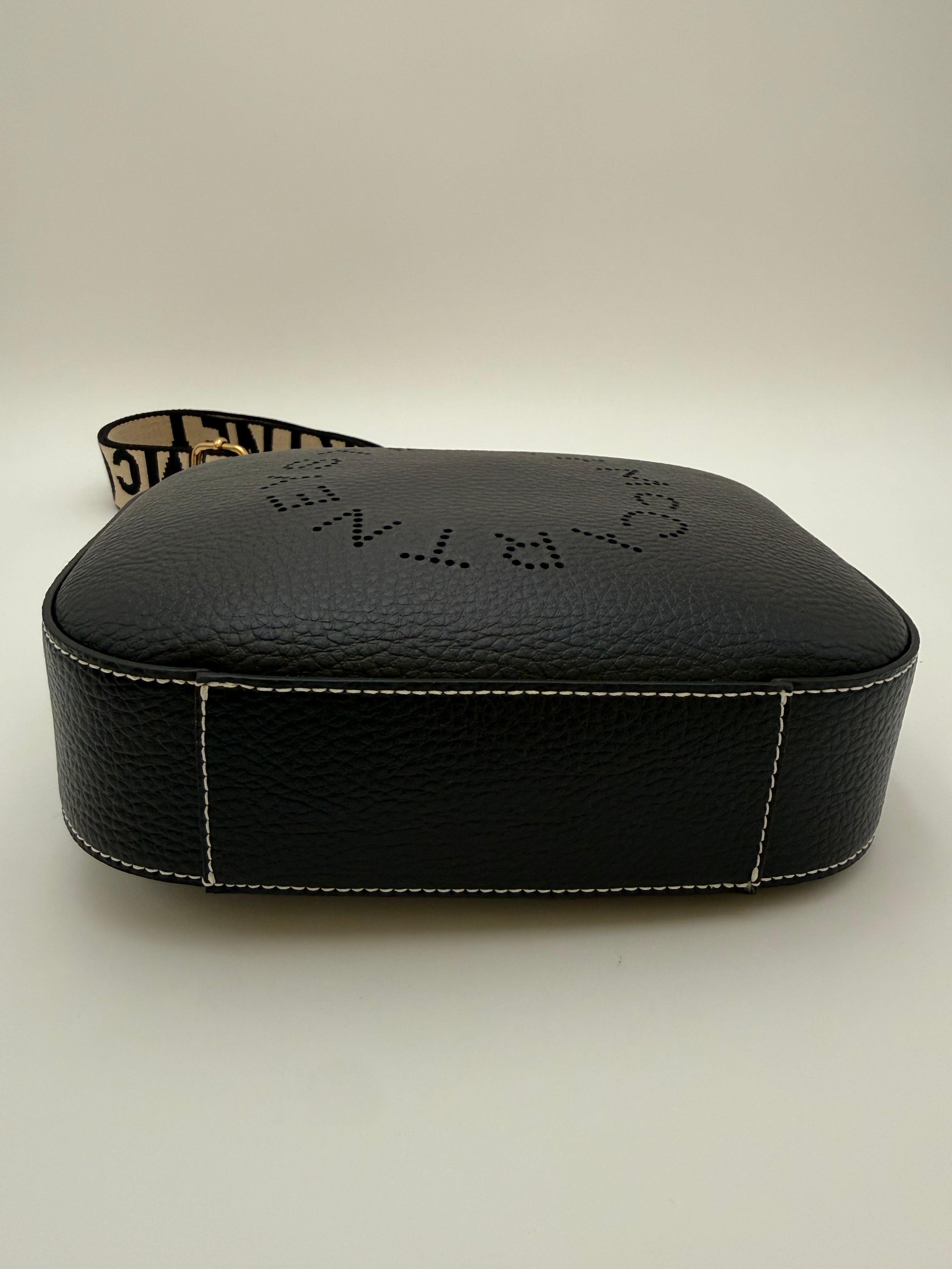 Stella McCartney Borsa Camera Stella Logo Mini Nera - Mercatino di Ninni