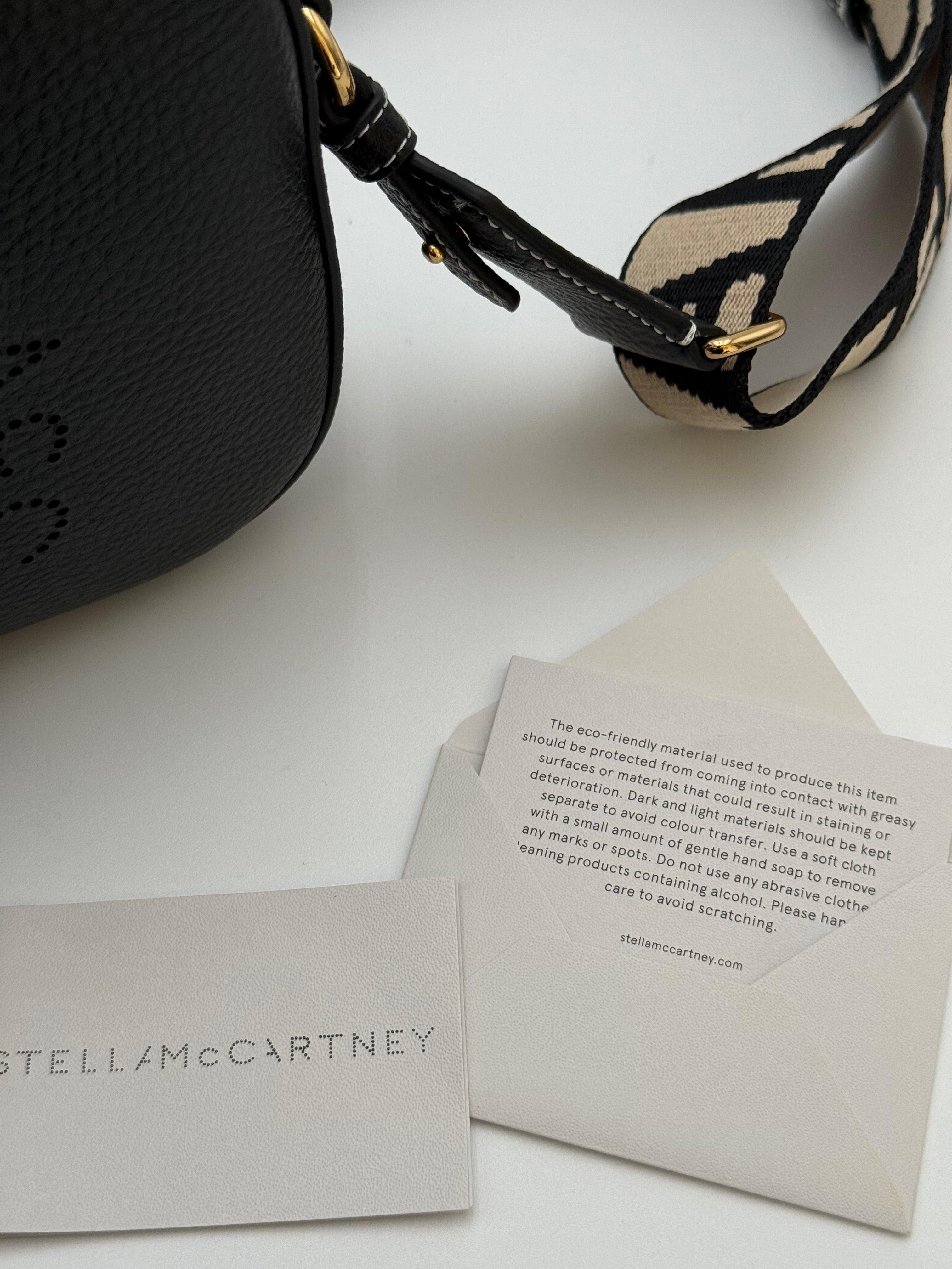 Stella McCartney Borsa Camera Stella Logo Mini Nera - Mercatino di Ninni