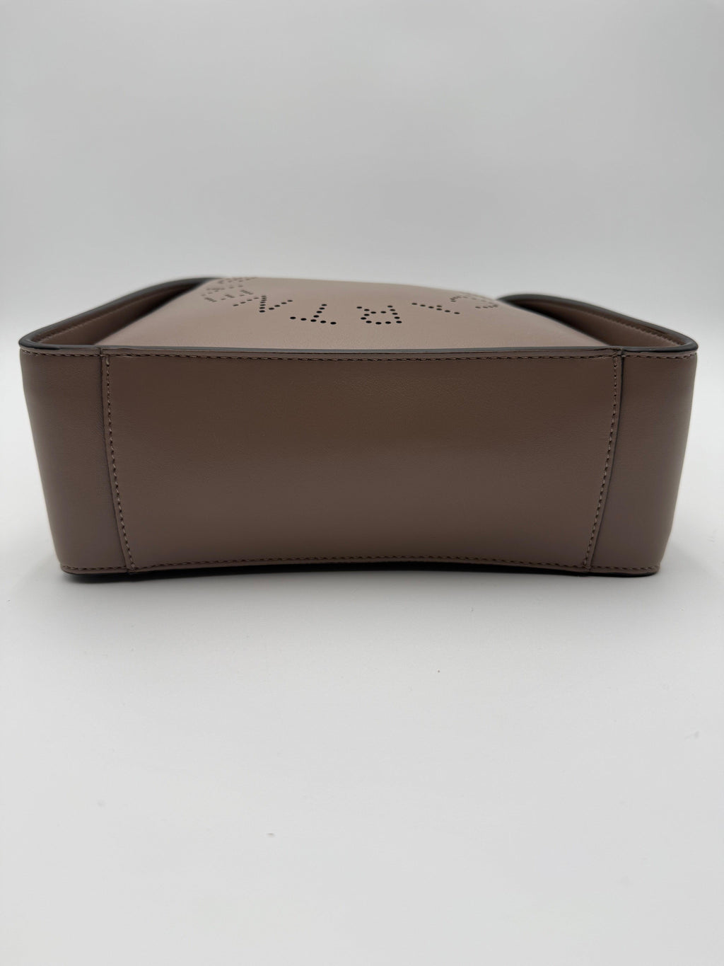 Stella McCartney Borsa Mini Tracolla con Logo Stella in Eco-Pelle Tortora - Mercatino di Ninni