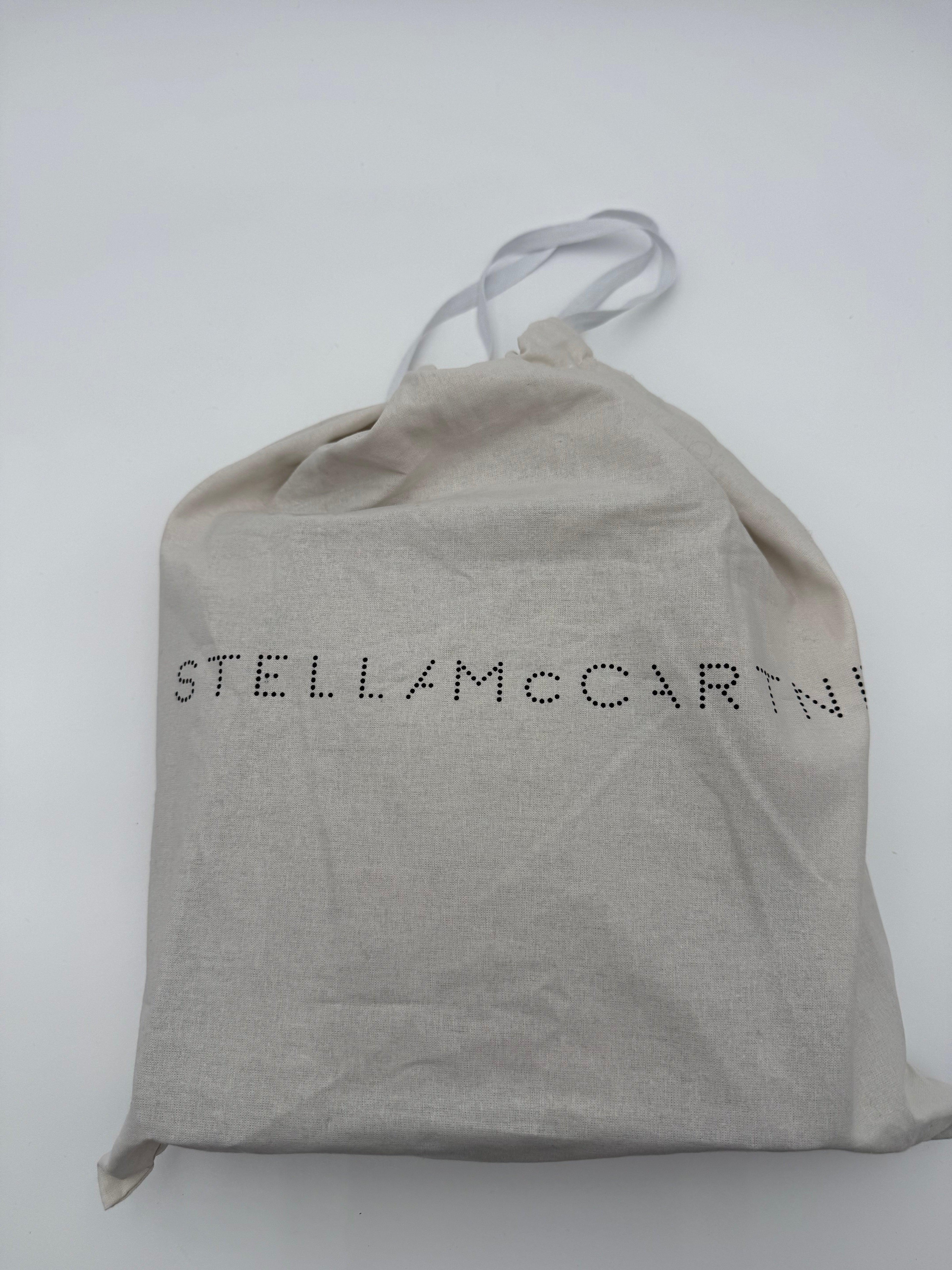 Stella McCartney Borsa Mini Tracolla con Logo Stella in Eco-Pelle Tortora - Mercatino di Ninni