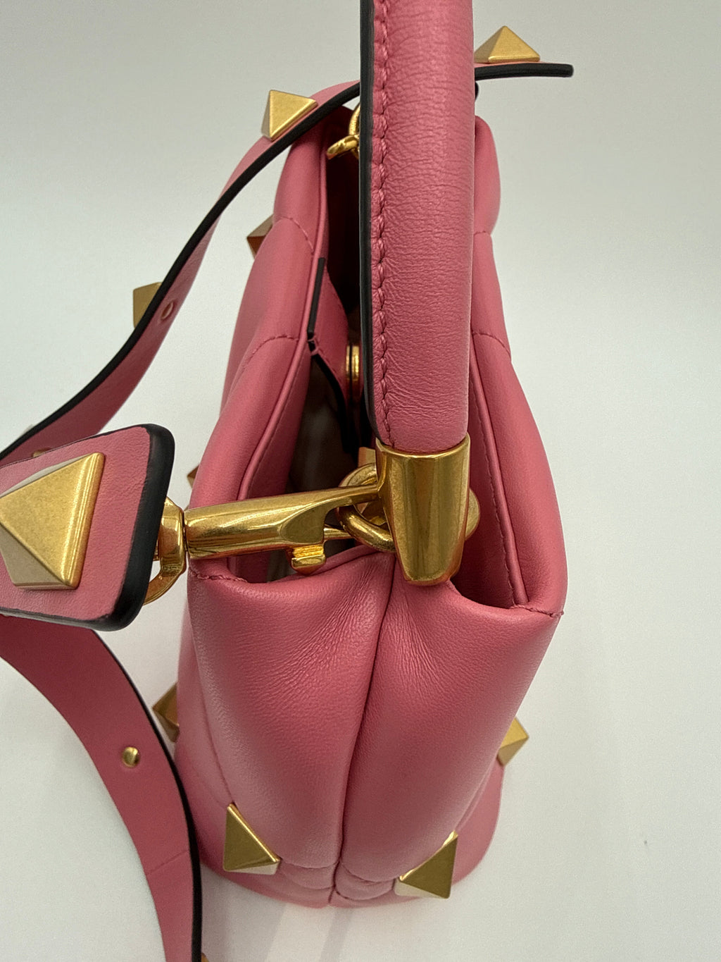 Valentino Garavani Borsa Roman Stud Rosa Valentino