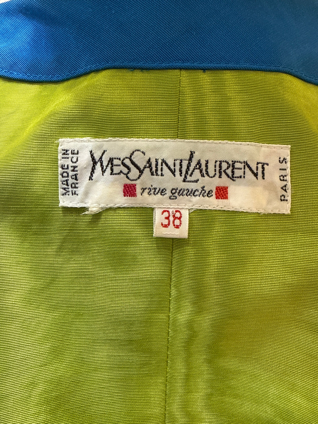 Yves Saint Laurent Rive gauche Giacca corta Vintage Yves Saint Laurent Rive Gauche