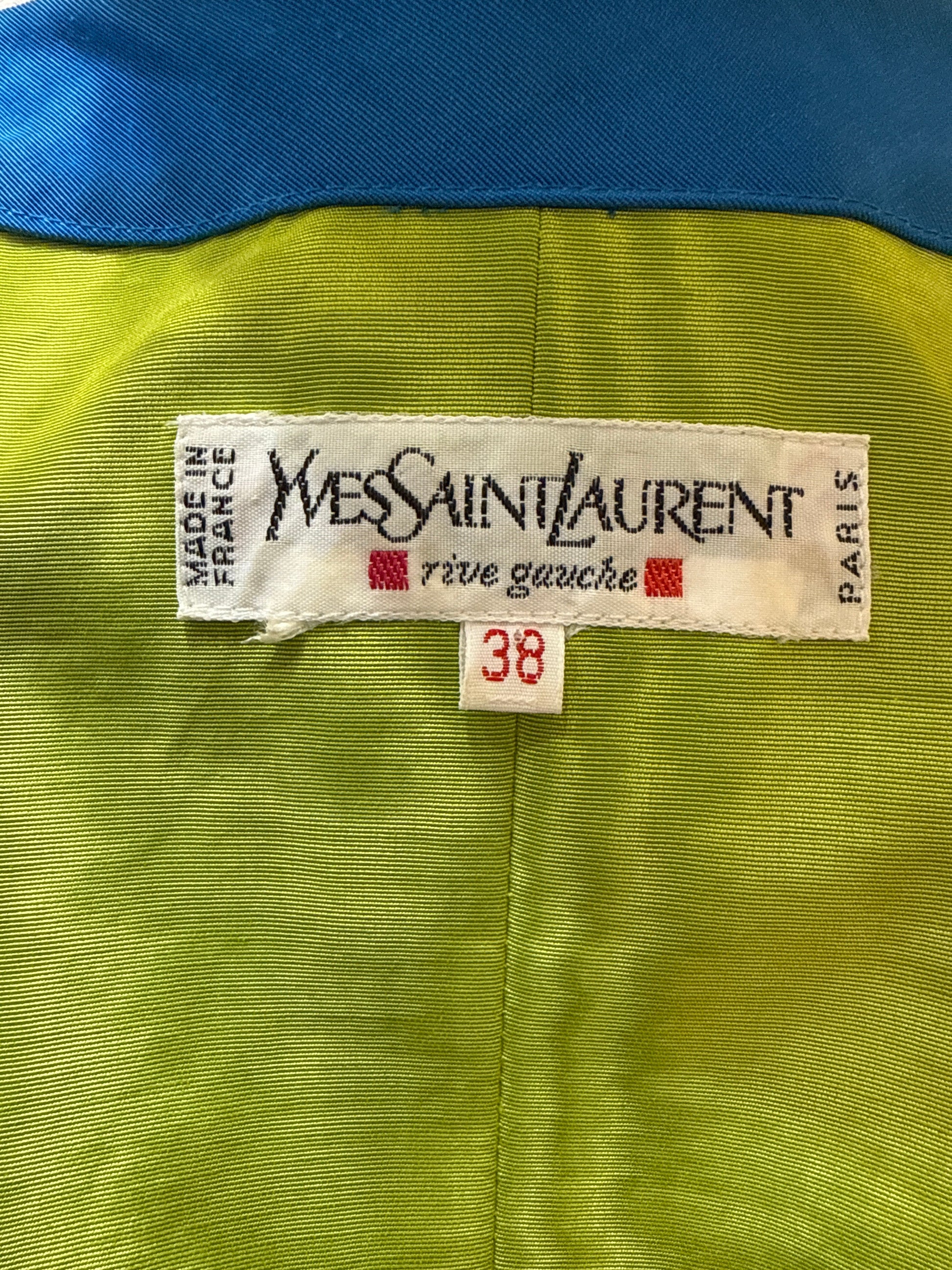 Yves Saint Laurent Rive gauche Giacca corta Vintage Yves Saint Laurent Rive Gauche
