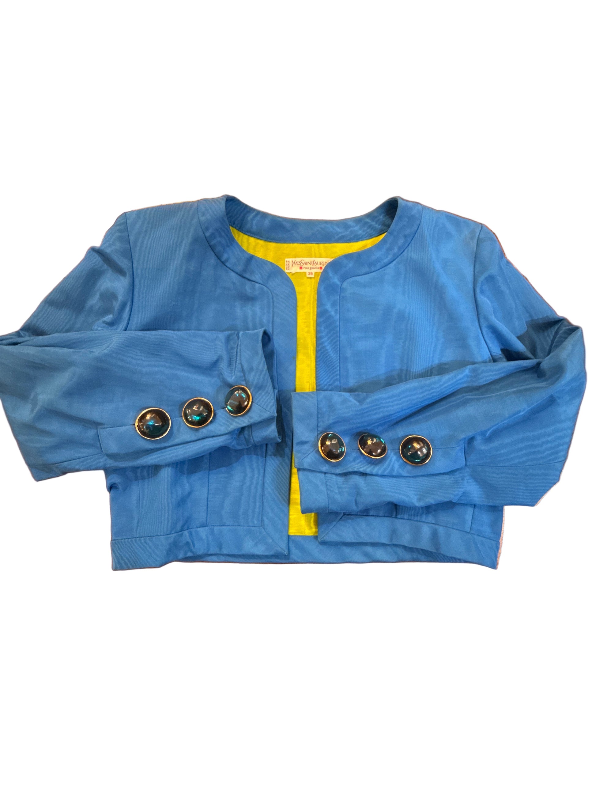 Yves Saint Laurent Rive gauche Giacca corta Vintage Yves Saint Laurent Rive Gauche